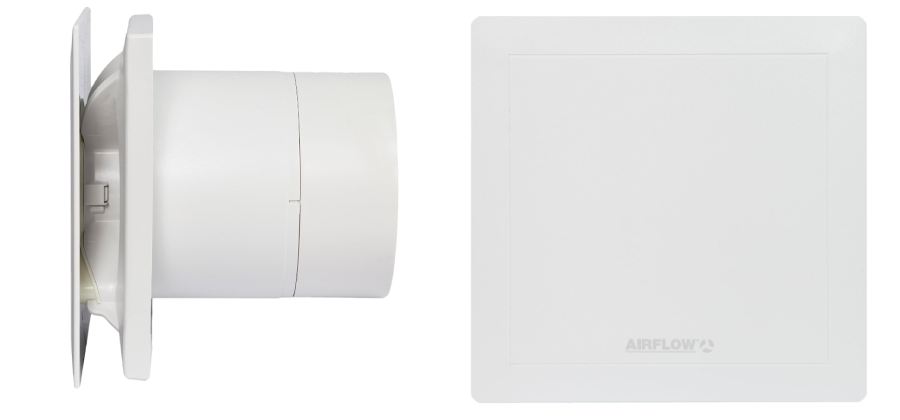 New: Airflow QuietAir QT120 Ventilation Fan, Low Energy 5 inch Fan for kitchen, toilet, en-suite, etc